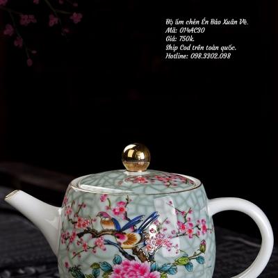 Bộ Ấm Chén Én Báo Xuân Về